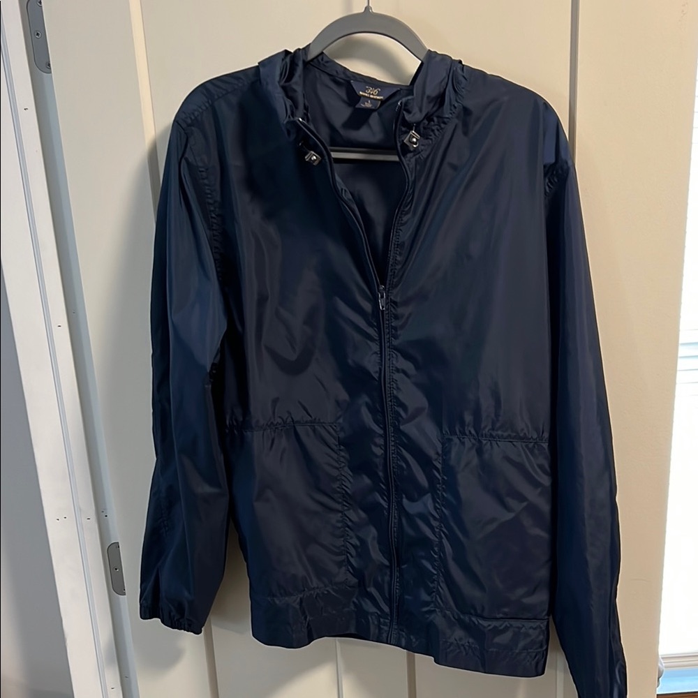 Brooks Brothers Navy Blue Windbreaker Jacket